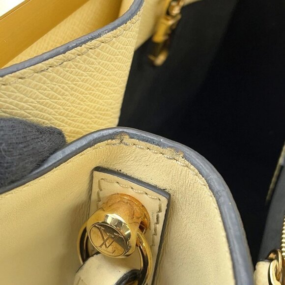 LOUIS VUITTON City Frame Taiga Leather Yellow - Picture 9 of 16